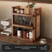 Desktop Cup Small Curio Table Zisha Teapot Tea Set Display Storage Rack_maomaolike.com