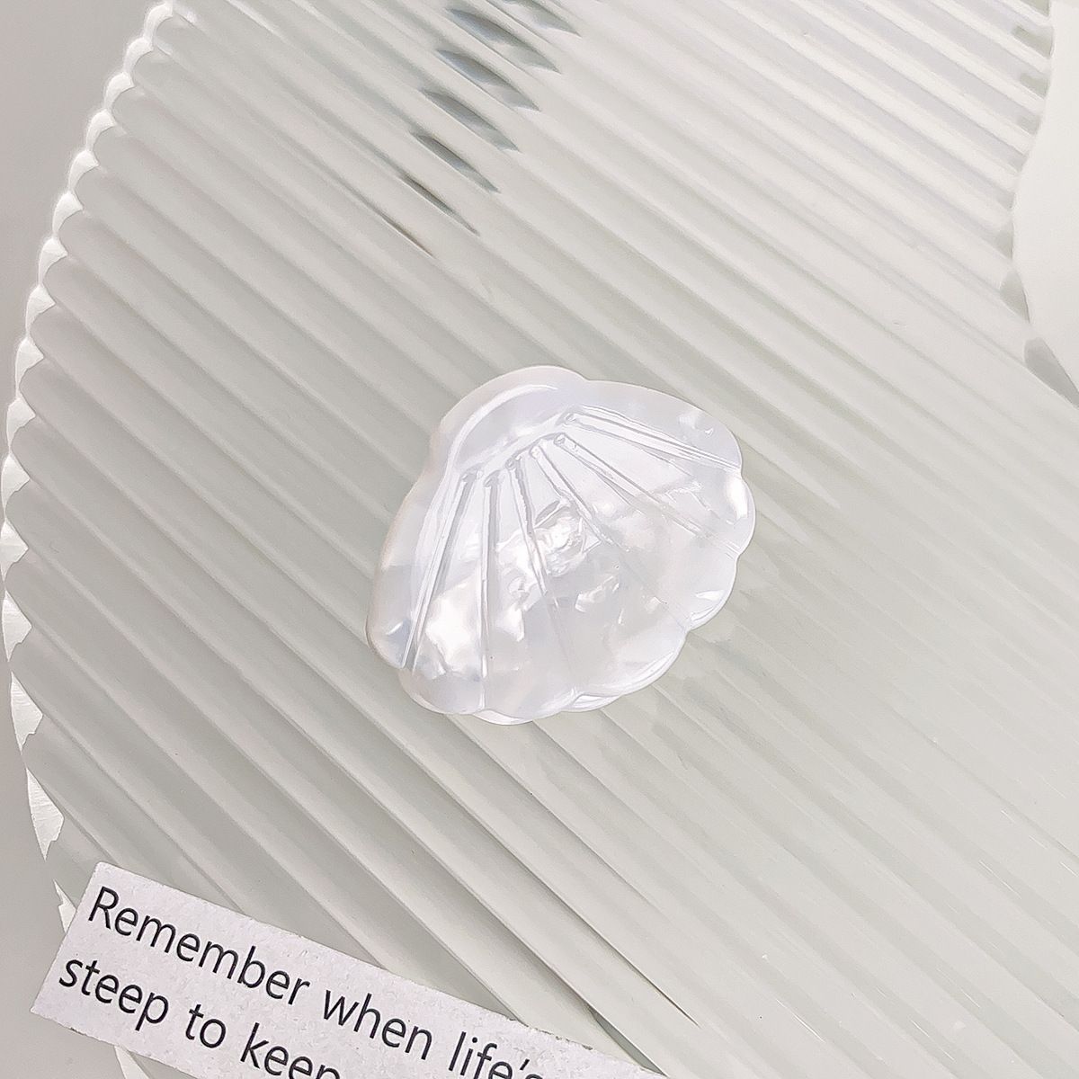 Unisex Simple Sea Shell Hair Clip Mini Acetate Clip Personality bangs clip Top clip Side clip Broken hair clip_maomaolike.com