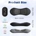 3-in-1 Massager Heat Vibration For Pain Relief Herniated Disc Stretch Support Traction Lower Back Massage Pillow_maomaolike.com