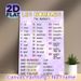 French Numbers Painting Poster, Pastel-hued Bilingual Number Reference Poster, Assists With French Number Learning, Ideal For Study Spaces And_maomaolike.com