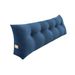 SOGA 120cm Blue Triangular Wedge Bed Pillow Headboard_maomaolike.com