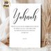 Biblical Verse Yahuah Painting Poster, Elegant Minimalist Black Typography Poster, Inspirational Religious Scripture Decor Idea For Home, Prayer Space_maomaolike.com