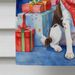 English Springer Spaniel Christmas Reindeer House Flag Large Porch Sleeve Pole Decorative Outside Yard Banner Artwork Wall Hanging, Polyester, House Size, Multicolor_maomaolike.com
