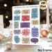 French Daily Affirmations Painting Poster, Vibrant Speech Bubble Style Poster, Uplifting Positive French Phrases, Ideal For Home And Office Decor_maomaolike.com