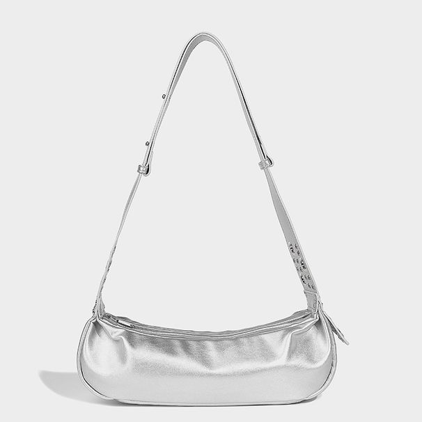 Motorcycle Feel Horn 2026 New Fashion Retro Soft Leather Half-Moon High-End Single Shoulder Crossbody Bag For Women_maomaolike.com