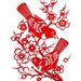 Traditional Paper-cut Stickers For Bedroom Headboard Glass Window Transparent Sunscreen Decoration Self-adhesive Artwork_maomaolike.com