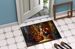 Siberian Husky And Santa Claus Doormat Front Door Mat Indoor Outdoor Rugs For Entryway, Non Slip Washable Low Pile, 24H X 36W_maomaolike.com