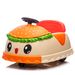 12V Kids Ride On Electric Bumper Car W Parents Control,Cute&Realistic Hamburger Design,360 Degree Rotation,Storing Space,Bluetooth,Music,USB,Silent Wheel,LED Lights,Power Display,Anti-rollover For 2-5_maomaolike.com