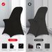 20PCS Stretch Spandex Non-Slip Chair Covers - Universal Fit, Washable Slipcovers For Wedding, Party, Banquet, Celebration & Dining (Black)_maomaolike.com