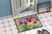 Orchids In Watercolor Doormat Front Door Mat Indoor Outdoor Rugs For Entryway, Non Slip Washable Low Pile, 24H X 36W_maomaolike.com