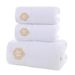 100% & Bath Three-Piece Gift Set, Extra-Large Absorbent, Lint-Free Household Cotton Towel Set For Adults_maomaolike.com
