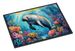 Manatee And Coral Reefs Doormat Front Door Mat Indoor Outdoor Rugs For Entryway, Non Slip Washable Low Pile, 24H X 36W_maomaolike.com