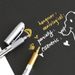 Metallic Marker Pens, Gold And Silver Metallic Permanent Markers For Artist Illustration, Crafts, Gift Card Making, Scrapbooking, Fabric, DIY Photo Album, Value Set_maomaolike.com