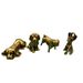 Old Bronze Wealth-Enhancing Yellow Personalized Retro Solid Zodiac Dog Tea Pet Desktop Ornament Decoration_maomaolike.com