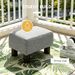 Ottoman Foot Rest, Small Foot Stool With Linen Fabric Upholstery And Plastic Legs, Cube Ottoman_maomaolike.com