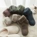 Wool socks winter women's stockings thickened with cashmere snow country sub-zero warm ski spot yarn snow socks_maomaolike.com