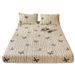 Thickened Carved Milk Coral Single Piece Fleece Student Dormitory Mattress Three-Piece Set Bed Sheet Cover Winter_maomaolike.com