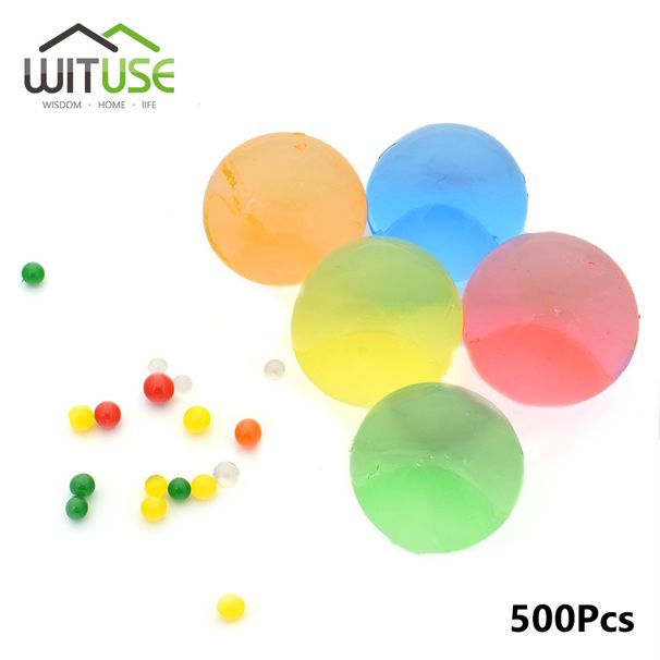 500Pcs 3-4cm Grow Ball Home Decor Colors Hydrogel Crystal Soil Water Beads Multi Mud Pear Shaped Very Big Bulbs Wedding Growing_maomaolike.com