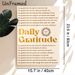 Daily Gratitude Painting Poster, Warm-toned Typographic & Zen Sun Graphic Poster, Encourages Positive Mindset, Ideal For Living Room, Bedroom And_maomaolike.com