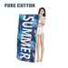 Bath Towels Printing Cut Terry Dense Water Absorption Seaside Swimming Pure Cotton Beach Towel_maomaolike.com