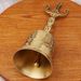 Brass Yin Yang Feng Shui Master Ritual Pronged Copper Ceremony Three Pure Ones Bell Metal Craft_maomaolike.com
