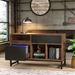 File Cabinet, Rustic Lateral Filing Cabinet With 2 Drawers_maomaolike.com