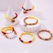 Valentines Bracelet For Women Clay Bead Bracelet Heishi Surfer Bracelets Set Love Heart Valentines Beaded Bracelets Bulk Cute Pink Red Stackable Stretch Bracelets_maomaolike.com