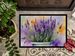 Lavender In Watercolor Doormat Front Door Mat Indoor Outdoor Rugs For Entryway, Non Slip Washable Low Pile, 24H X 36W_maomaolike.com