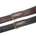 Unisex The first layer of leather belt men's business automatic with cowhide belt crocodile print simple belt_maomaolike.com