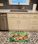 Delaware Peach Blossom In Watercolor Memory Foam Kitchen Mat Machine Washable Anti-Fatigue Mat Cushion Comfort Bath Mat Or Kitchen Rug_maomaolike.com
