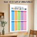 Multiplication Table Painting Poster, Vibrant Colorful Organized Math Chart Poster, Clear Multiplication Guide To Support Math Learning, Ideal For_maomaolike.com