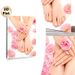 Manicure & Pedicure Themed Painting Poster, Soft-toned Elegant Beauty Scene Poster, Brings Gentle Relaxing Ambiance, Perfect For Beauty Salon, Spa_maomaolike.com