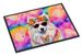 Samoyed Hippie Dawg Doormat Front Door Mat Indoor Outdoor Rugs For Entryway, Non Slip Washable Low Pile, 24H X 36W_maomaolike.com