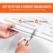 VEVOR Ceiling Tiles 12-Pack 24 X 24 In PVC Easy Installation White Echo Pattern_maomaolike.com