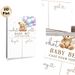 Gender Reveal Teddy Bear Painting Poster, Soft Watercolor Style Teddy Bear With Pastel Balloons & Hearts Poster, Ideal For Gender Reveal Voting_maomaolike.com