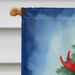 Pit Bull Terrier Christmas Reindeer House Flag Large Porch Sleeve Pole Decorative Outside Yard Banner Artwork Wall Hanging, Polyester, House Size, Multicolor_maomaolike.com