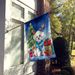 Bichon Frise Christmas Reindeer House Flag Large Porch Sleeve Pole Decorative Outside Yard Banner Artwork Wall Hanging, Polyester, House Size, Multicolor_maomaolike.com