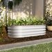2Pcs 4x2x1ft Raised Garden Bed Kit, Galvanized Planter Raised Garden Beds For Outdoor For Vegetables,Flowers &Herbs, Heavy Duty, Rust-Resistant, Easy Assembly_maomaolike.com