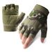Tactical gloves for men and women 0108 half finger military fans outdoor riding anti cut fighting field training half finger paratrooper gloves_maomaolike.com