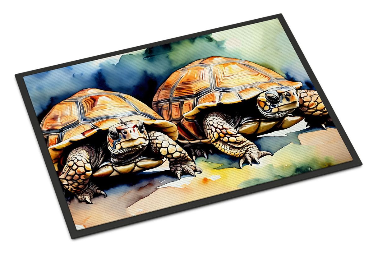Turtles Tortoises Doormat Front Door Mat Indoor Outdoor Rugs For Entryway, Non Slip Washable Low Pile, 24H X 36W_maomaolike.com