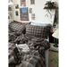 Her College INS Style Simple Melad Washed Cotton Four-Piece Set Bed Sheet Duvet Cover Bedding_maomaolike.com