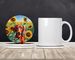 Dachshund In Sunflowers Large Sandstone Coasters Pack Of 4 Absorbent Round Coasters Decor Gifts For Men Or Women, 4 In, Multicolor_maomaolike.com