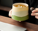 Coffee Ceramic High Aesthetic Exquisite Box Set Mug Water Cup Business Gift Niche LOGO_maomaolike.com