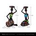 Black Candlestick Figure Resin Crafts Home Bedroom Desktop Ornaments European Style Decorations_maomaolike.com