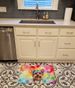 Yorkshire Terrier Hippie Dawg Memory Foam Kitchen Mat Machine Washable Anti-Fatigue Mat Cushion Comfort Bath Mat Or Kitchen Rug_maomaolike.com