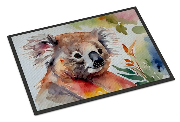 Koala Doormat Front Door Mat Indoor Outdoor Rugs For Entryway, Non Slip Washable Low Pile, 24H X 36W_maomaolike.com