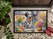 Decorating Easter Dalmatian Doormat Front Door Mat Indoor Outdoor Rugs For Entryway, Non Slip Washable Low Pile, 24H X 36W_maomaolike.com