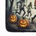 Zombies Spooky Halloween Memory Foam Kitchen Mat Machine Washable Anti-Fatigue Mat Cushion Comfort Bath Mat Or Kitchen Rug_maomaolike.com