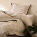 Ice Silk Cooling Cover Elegant Oriental Aesthetics~Wide-Edged High-End Cotton-Linen Four-Piece Set Chinese Style_maomaolike.com