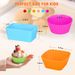 Kids Lunch Bento Box Accessories With Silicone Cupcake Liners For Baking And Small Animal Food Toothpicks Fruit Forks_maomaolike.com